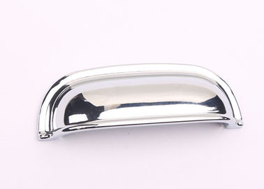 Aluminum cabinet handle high quality aluminium finger pull in CP color