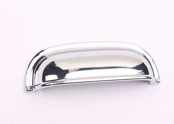 Aluminum cabinet handle high quality aluminium finger pull in CP color